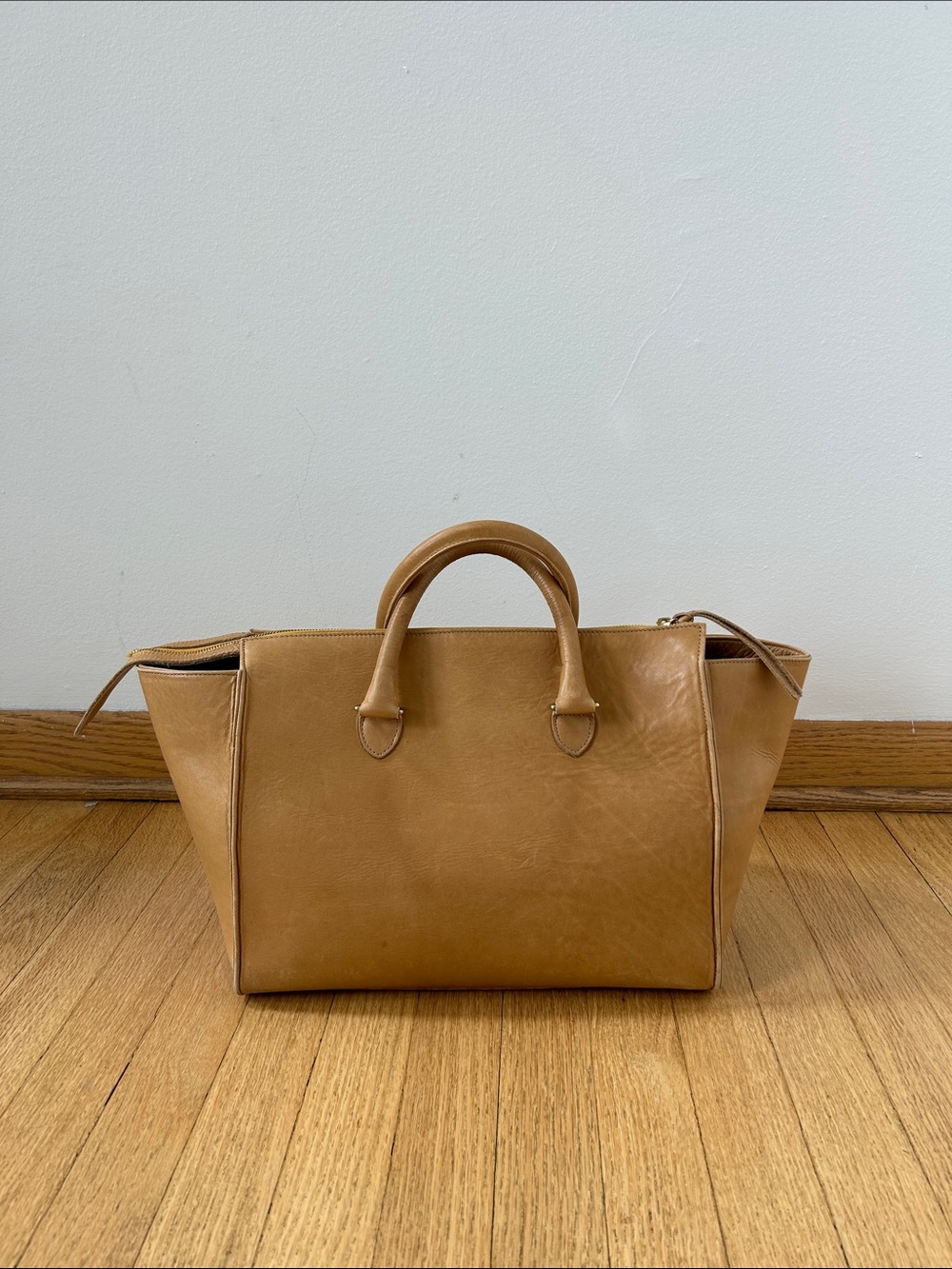 Clare V. Sandrine Satchel in Honey Tan - Picture 3 of 13